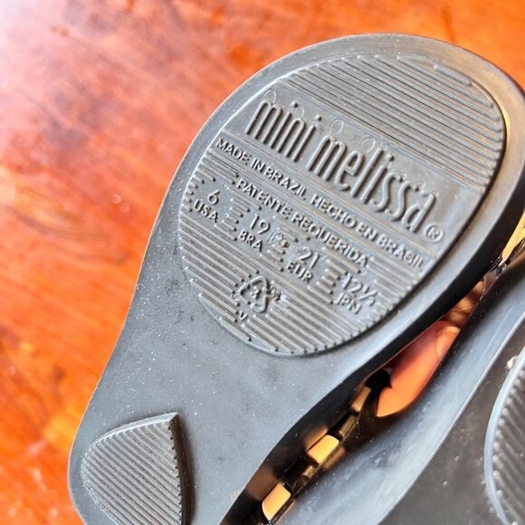 Mini Melissa Alice in Wonderland Cheshire Cat Maryjane Shoes- Size 6 - Picture 5 of 7